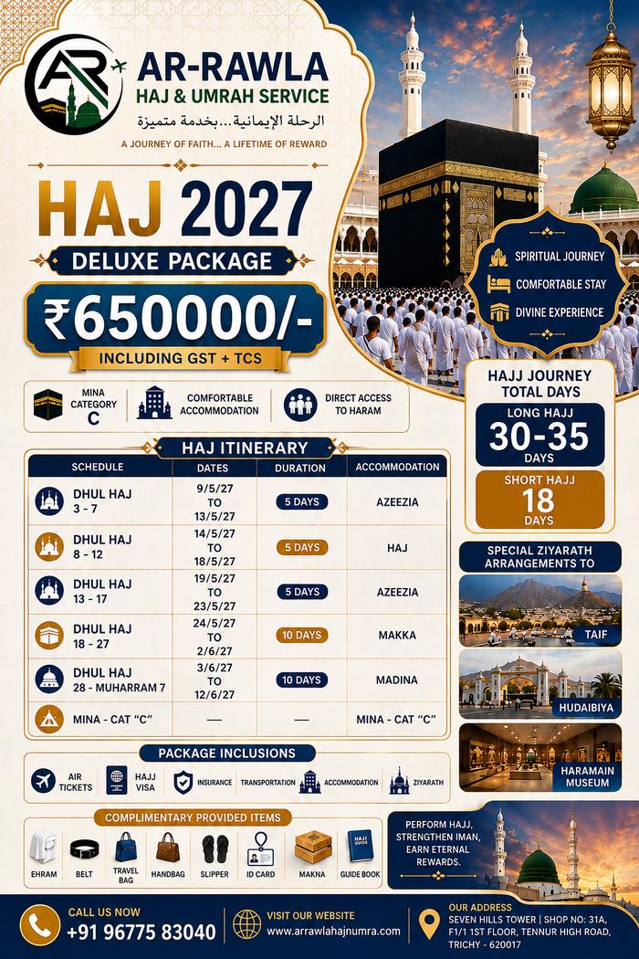 Deluxe Hajj Itinerary
